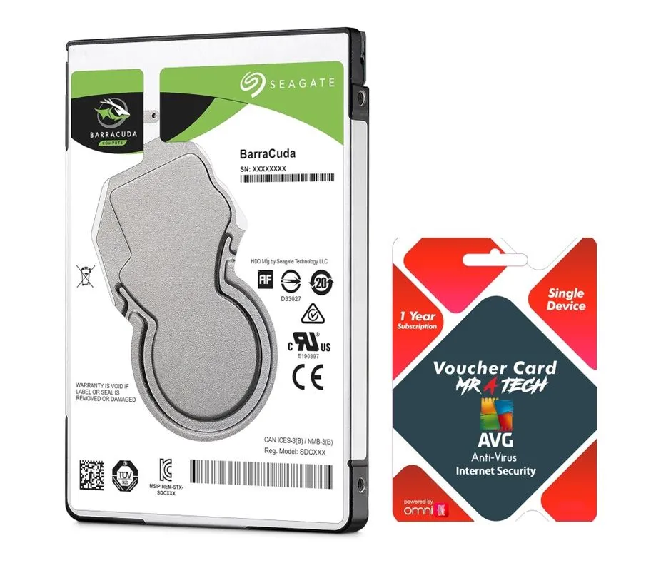 BarraCuda 500GB 2.5" Internal Hard Drive-Desktop PCs/All-In-One/Notebook