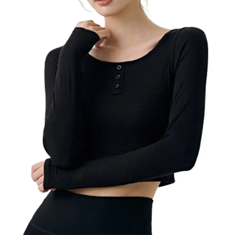 Solid-Color Short-Sleeve Top for Women