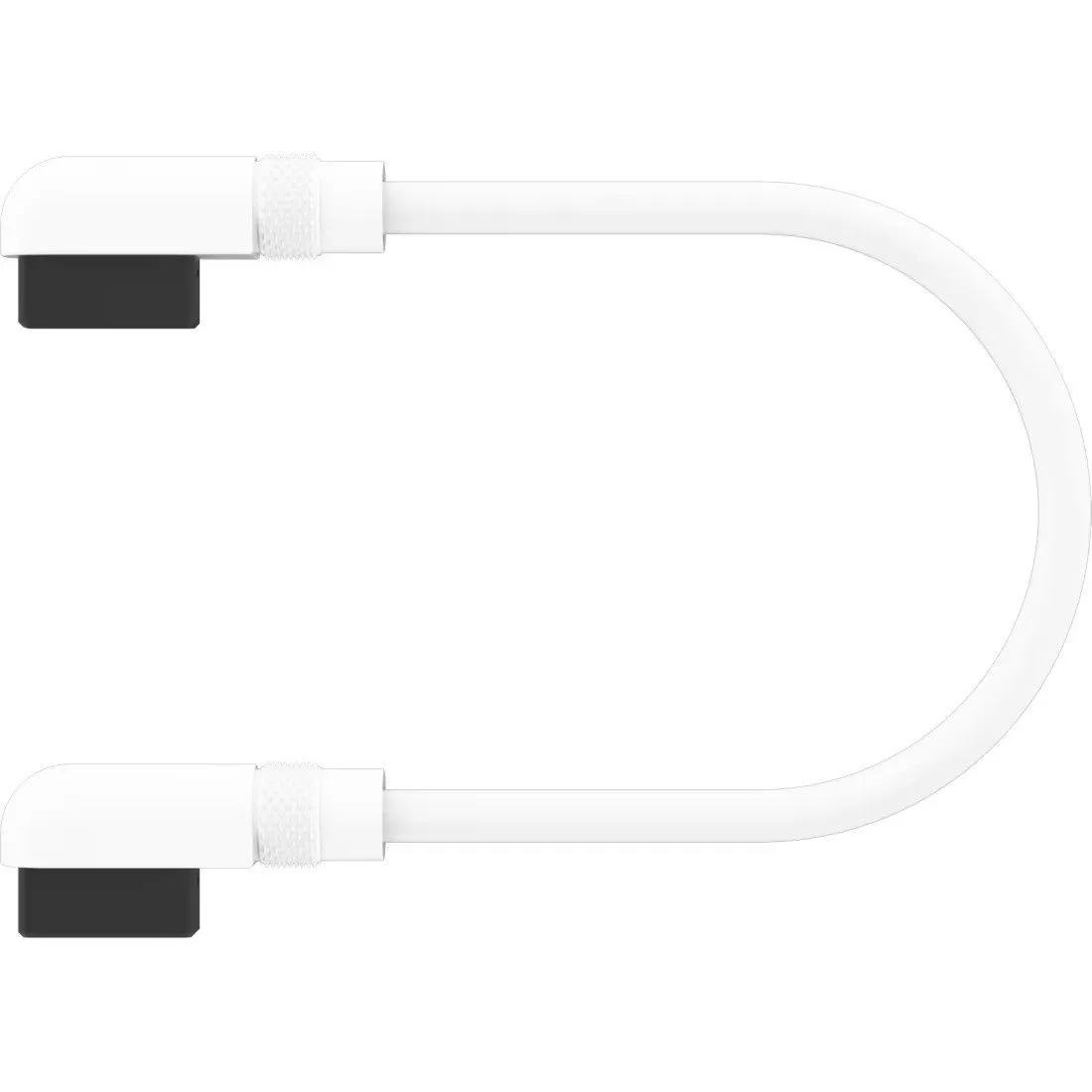 Corsair iCUE LINK Cable, 2x 135mm with Slim 90 connectors, White