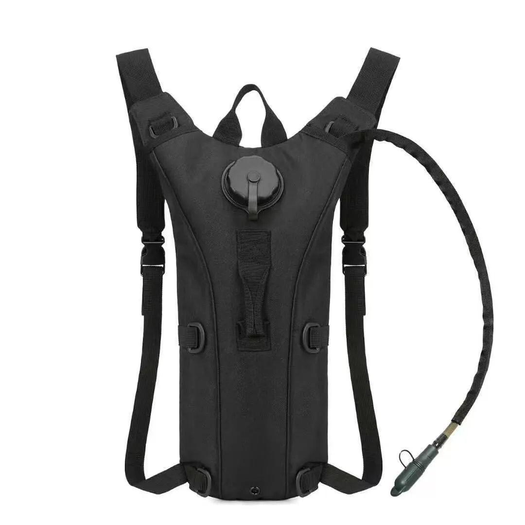 Large capacity 3L outdoor sports cycling hydration pack backpack hiking - Black