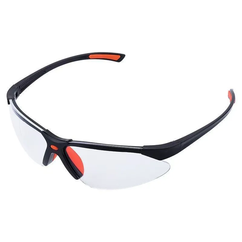 Unisex Windproof Safety Goggles for Cycling Industrial Dust Protection - Transparent