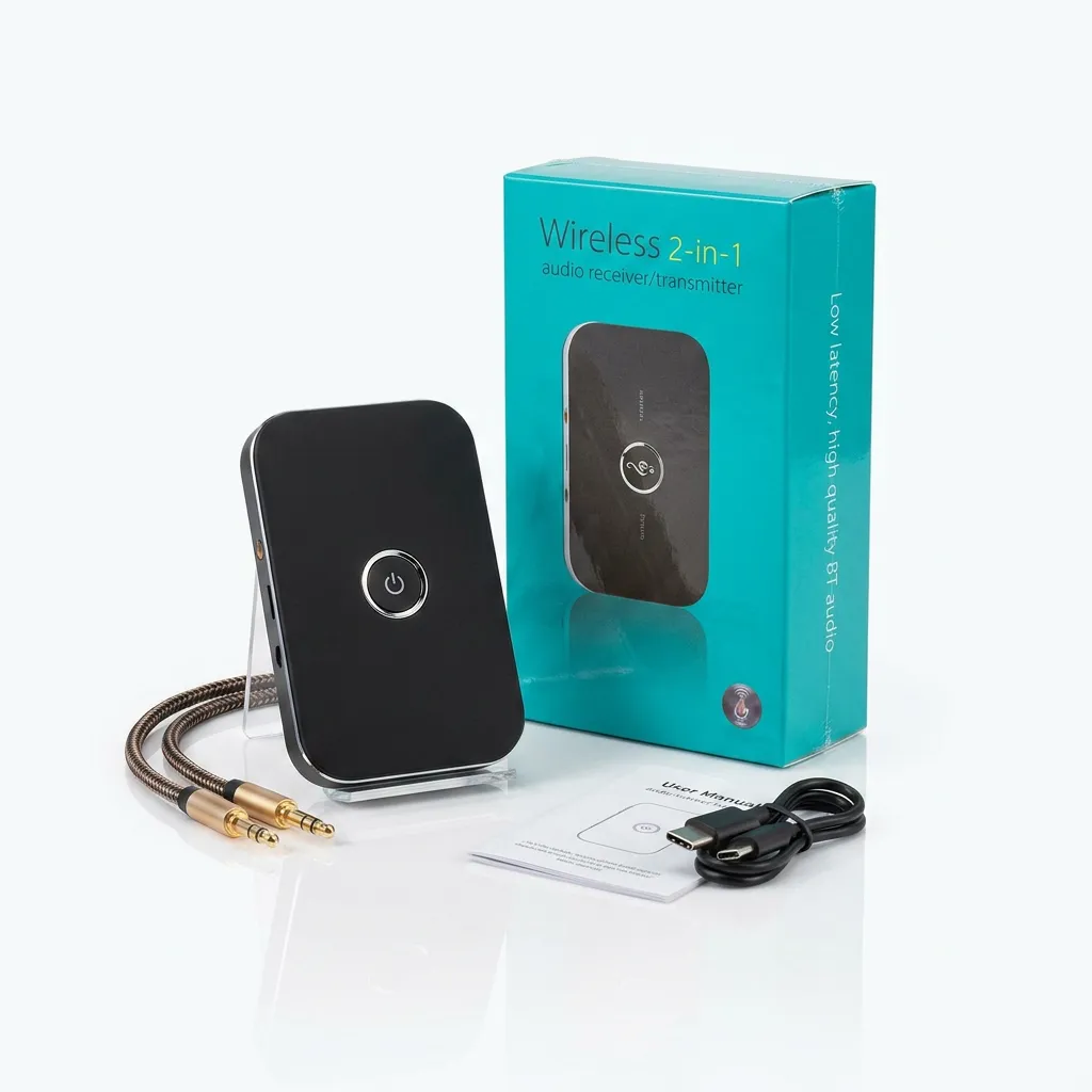 Wireless 2 in 1 Audio Receiver or Transmitter
