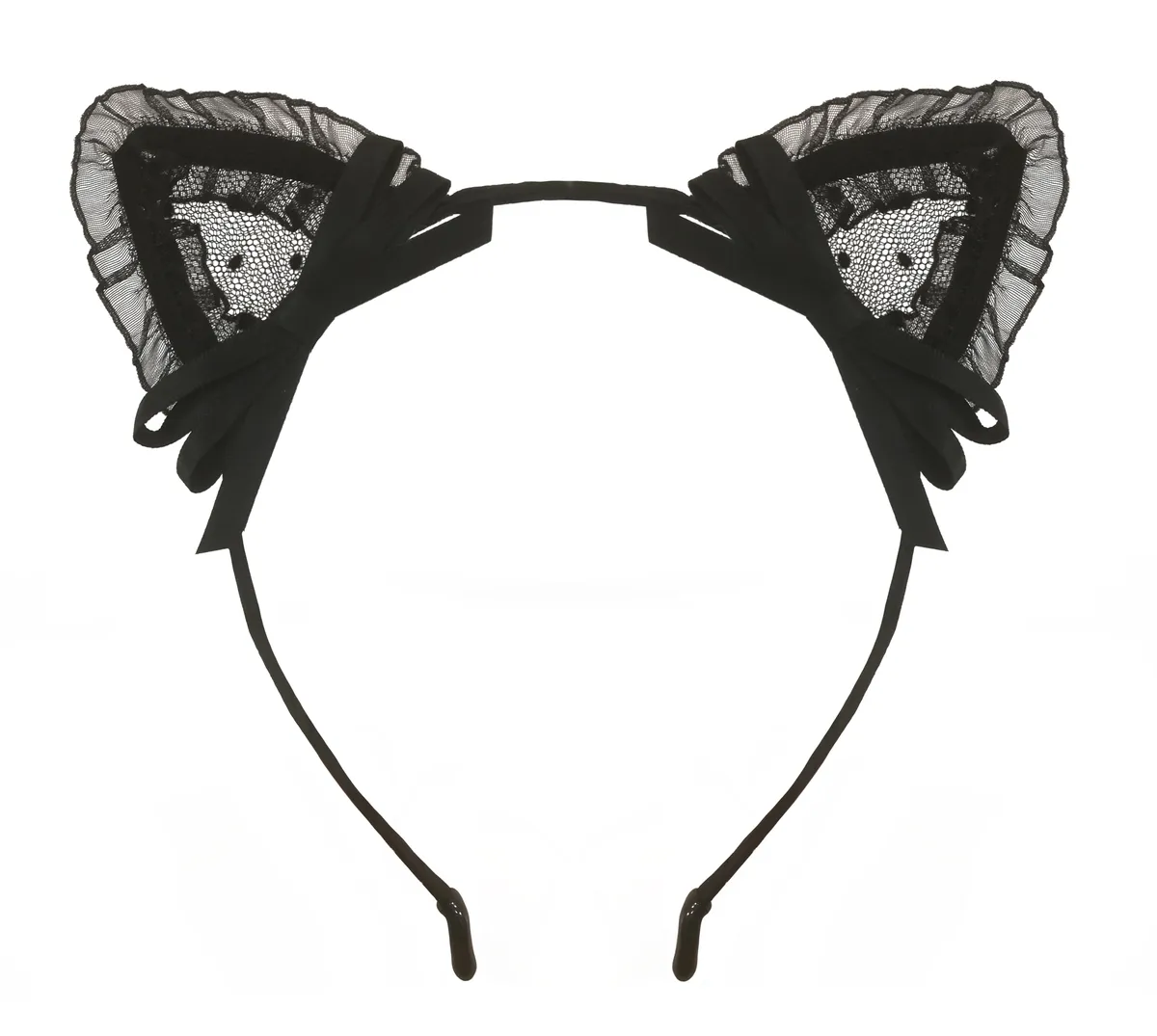 Adorable Kawaii Lacy Cat Ear Headband - Ichor