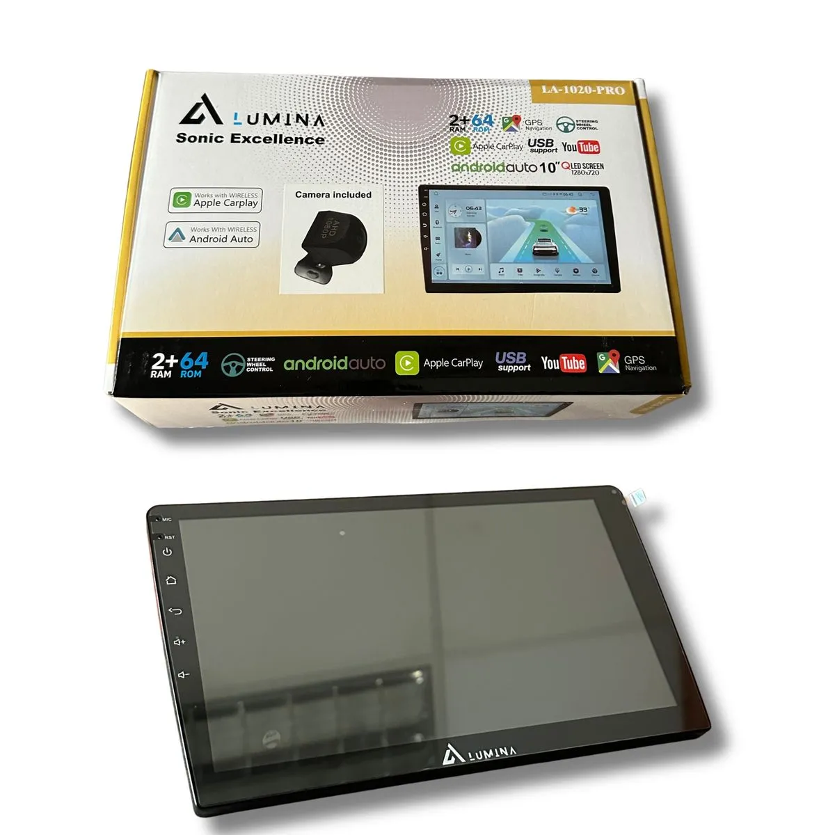 Lumina Audio 10 - Inch LA-1020-PRO Head Unit