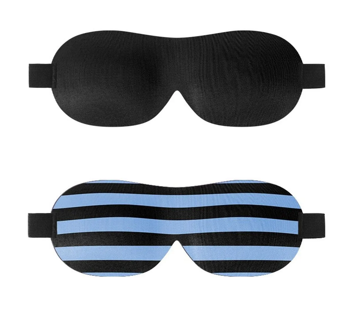 Sleep Mask 3D Eye Mask Zero Eye Pressure Adjustable Night Blindfold - Blue