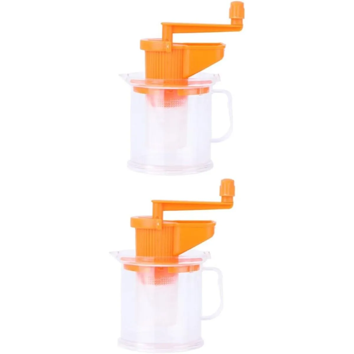 Soy Milk Juicer and Fruit Hand Squeezer, Plastic Portable Manual