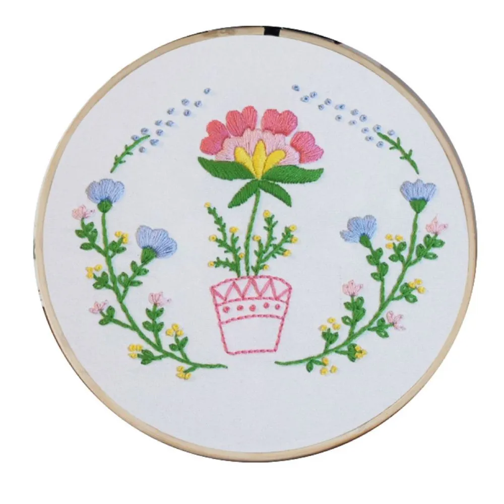 Sewing Cross Stitch Embroidery Starter Kit Starter - Blue