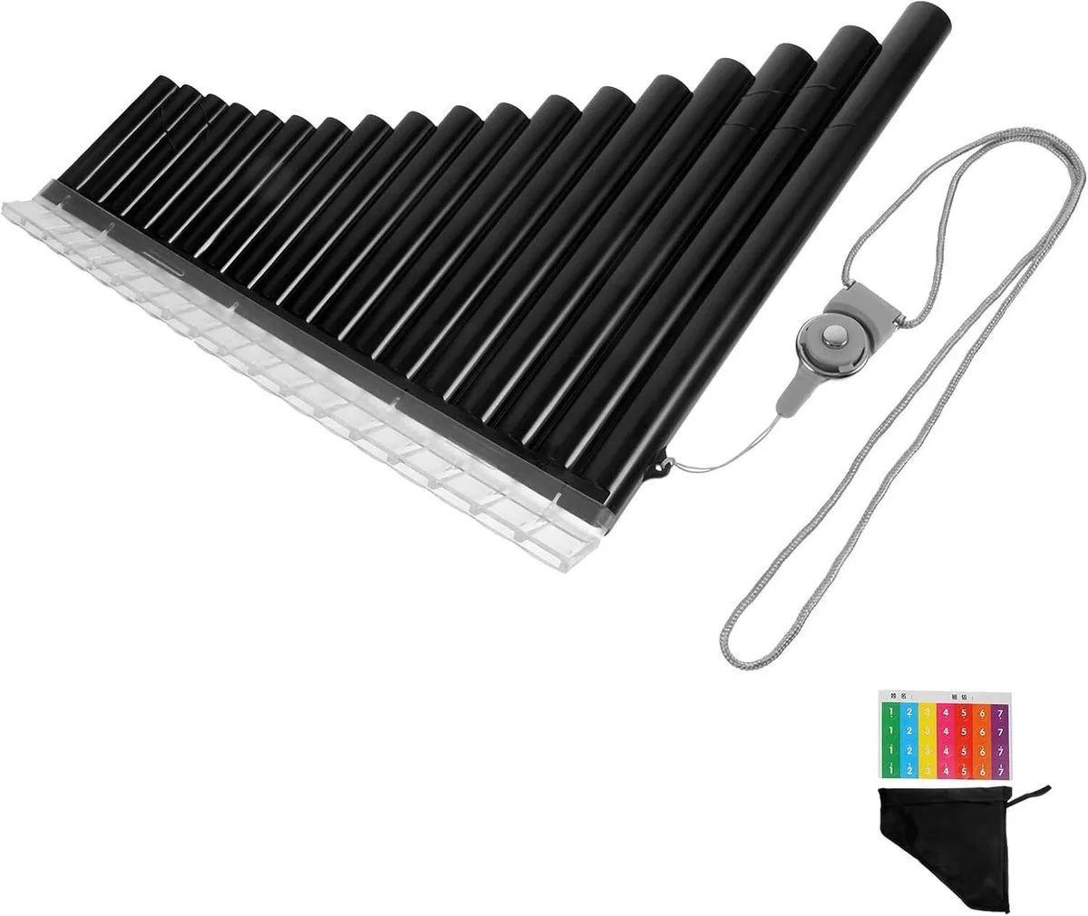 C Key Pan Flute ABS Resin Lightweight Beginner Musical Instrument