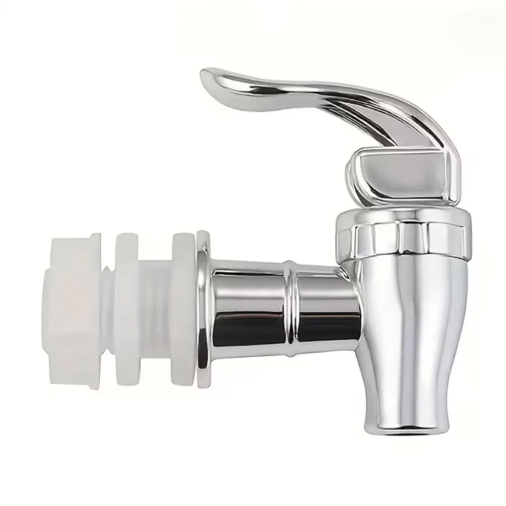 Tool Silver Push Style Water Dispenser Replacement Faucet Tap (8cm)