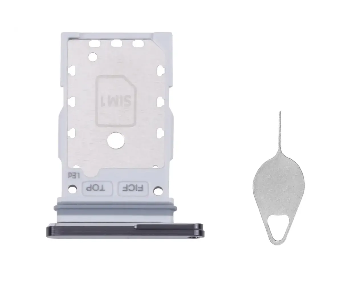 Replacement Sim Tray for Samsung Z Fold 4 with Sim Ejector, Model: SM-F936 - Black