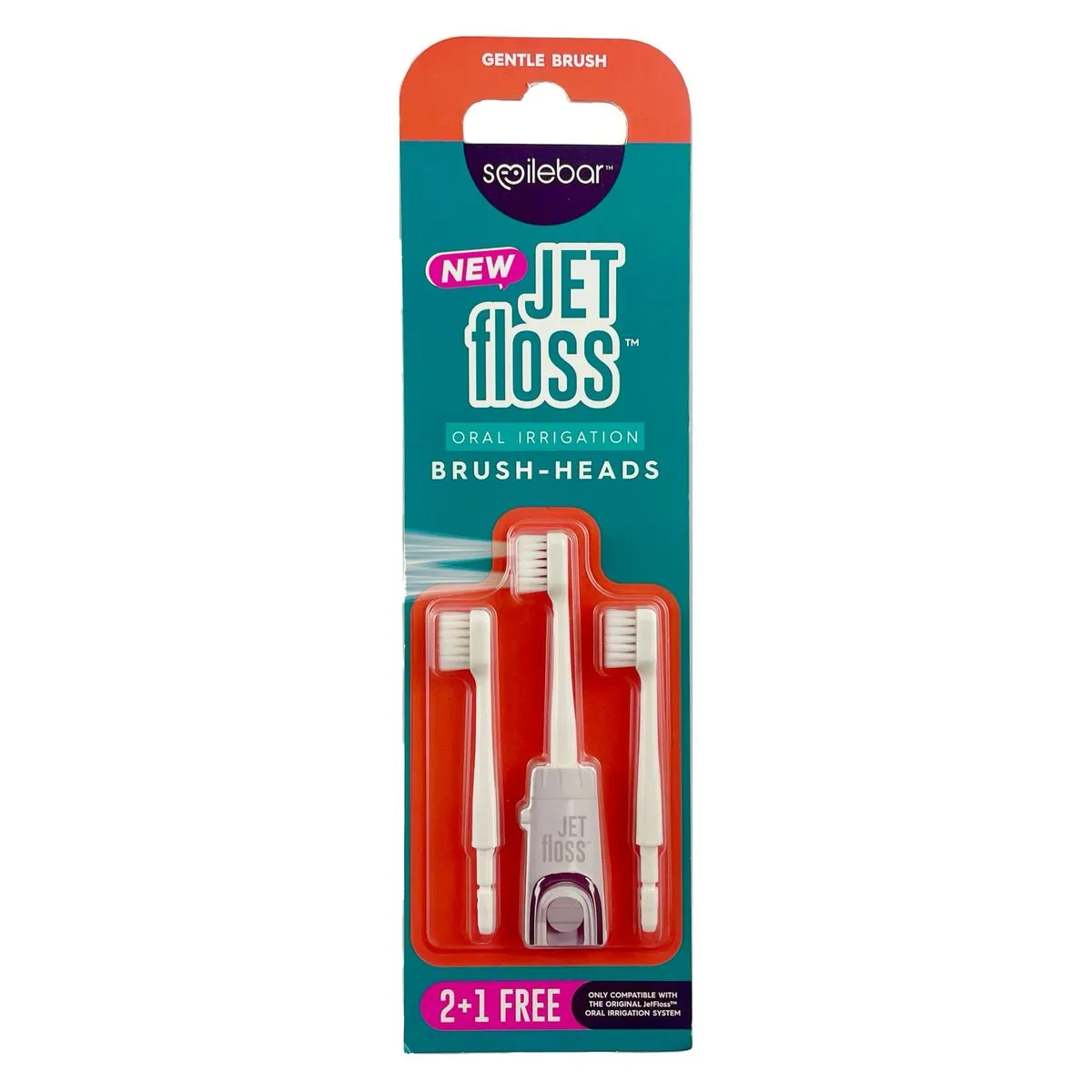 smilebar Jet Floss Toothbrush Heads Set (Gentle)