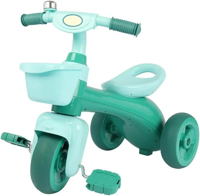 Children's Environmentally Friendly Plastic Tricycle - Green