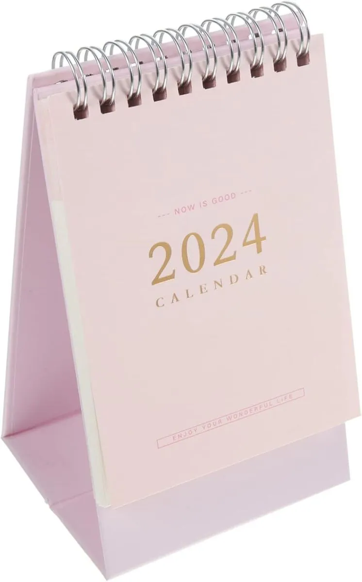 Convenient Desktop Calendar Compact Monthly Planner Office Home