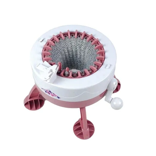Small Diy Scarf Hat Sweater Circular 22 Needles Wool Knitting Machine