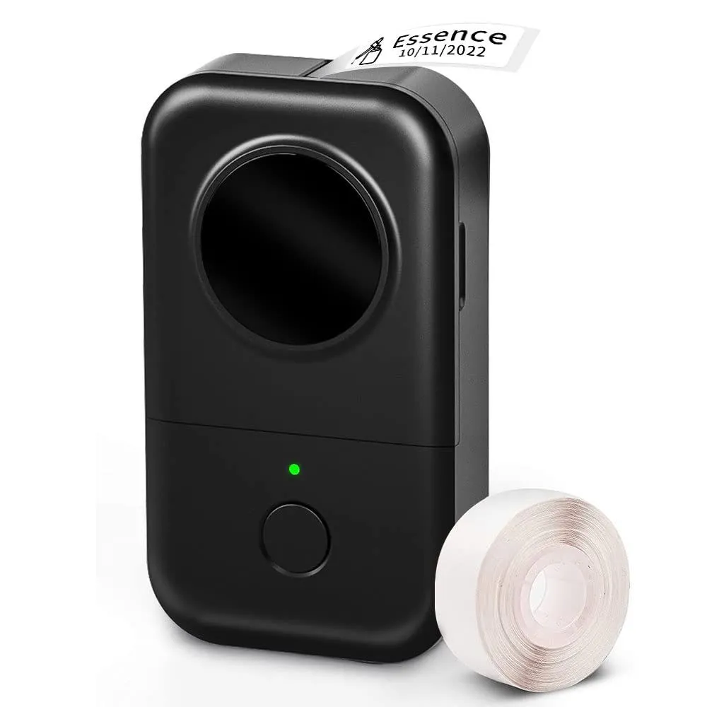 Phomemo D30 Label Maker Machine Portable Bluetooth Mini Label Printer - Black