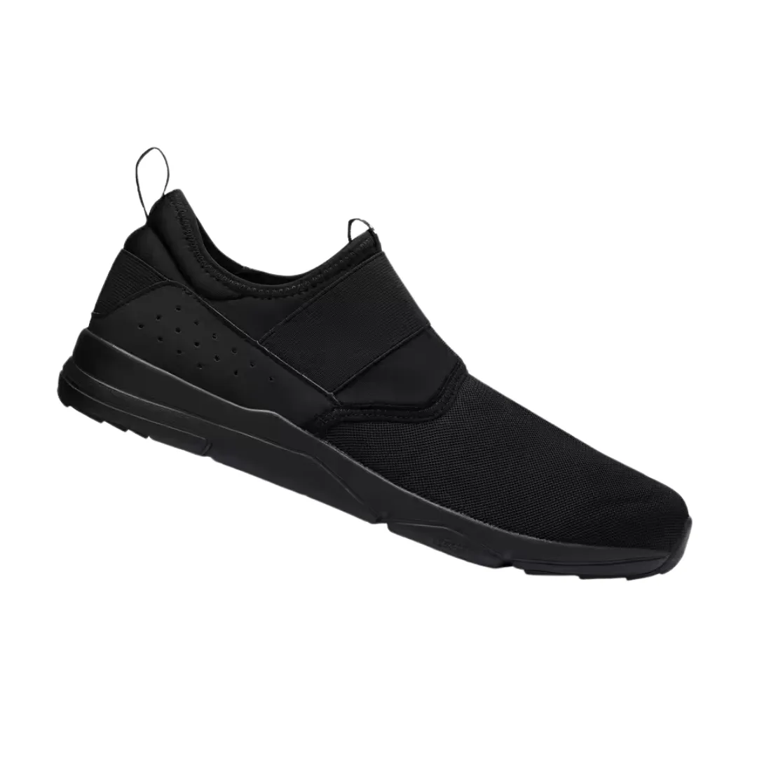 Decathlon Slip-On Men's Fitness Walking Shoes -PW 160 - Black