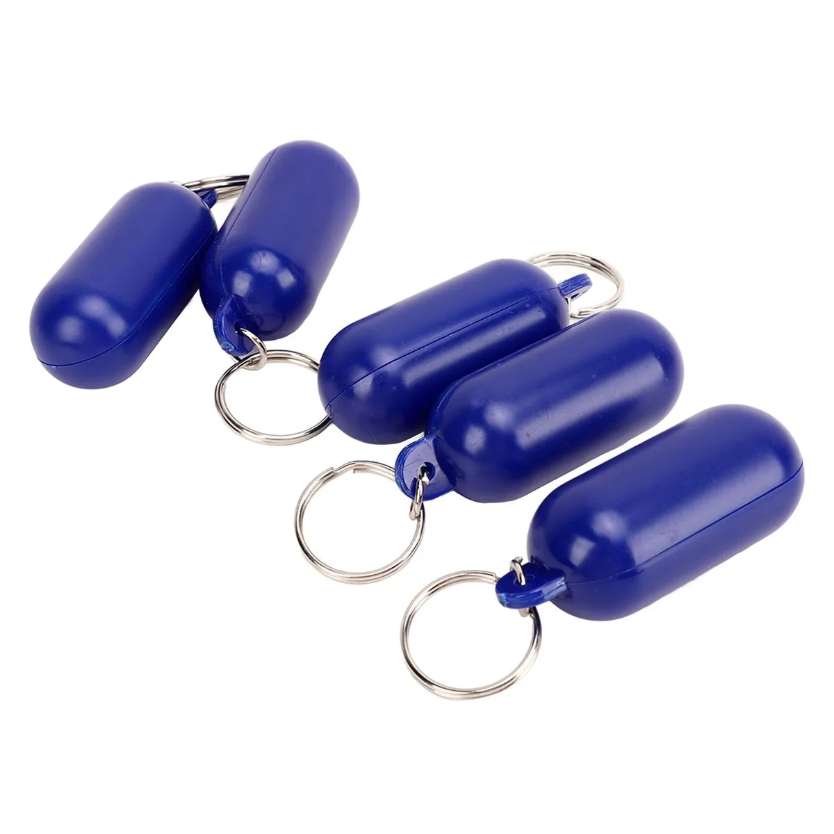 Floating Keychain Pill Shape 5Pcs for Boating Kayak