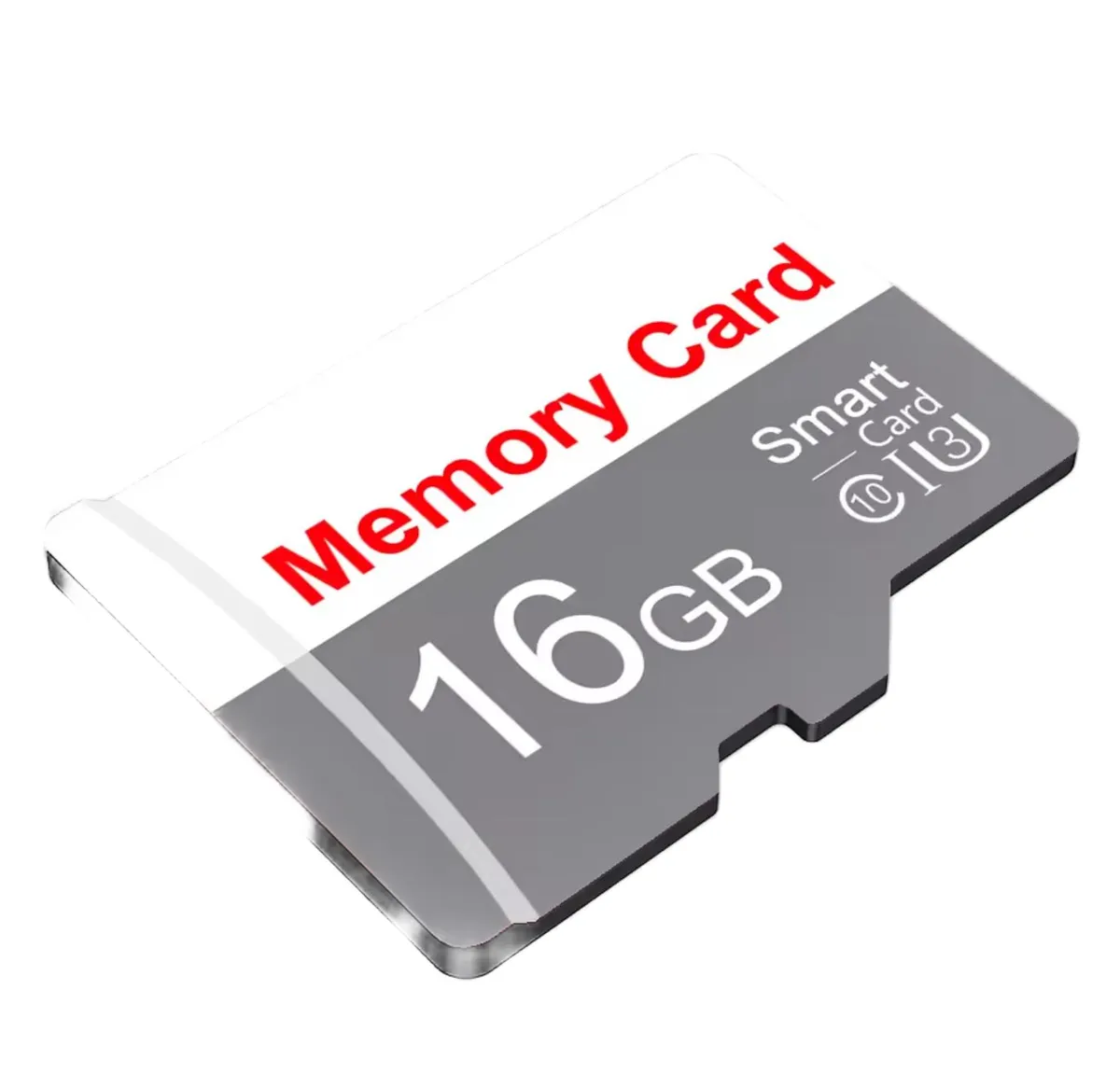 High Speed Memory Card Class 10 TF Card 16GB 64GB 128GB for Smartphone Grey - 16GB