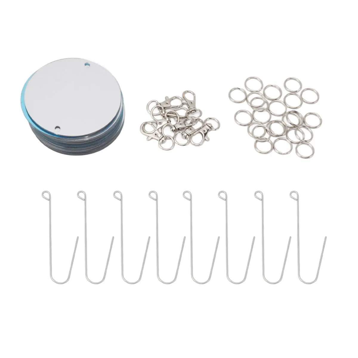 8Pieces Reflective Bird Scare Discs Rotating PVC