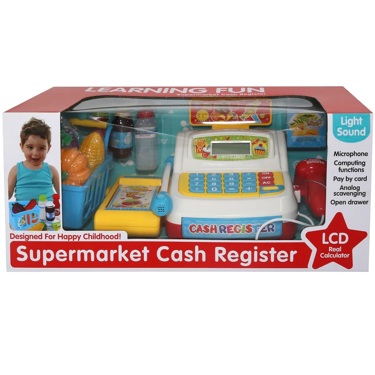 Kids Cash Register Learning Toy