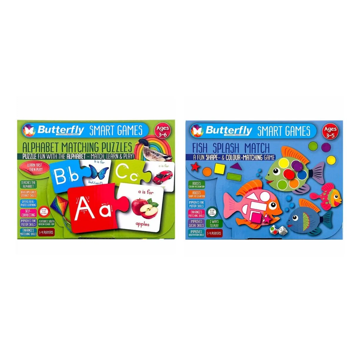 Butterfly Smart Games: Literacy & Matching Starter Set (2-Pack)