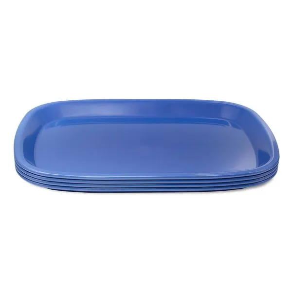 Campground ABS Camping Steak Plate -31CM X 21CM set of 4