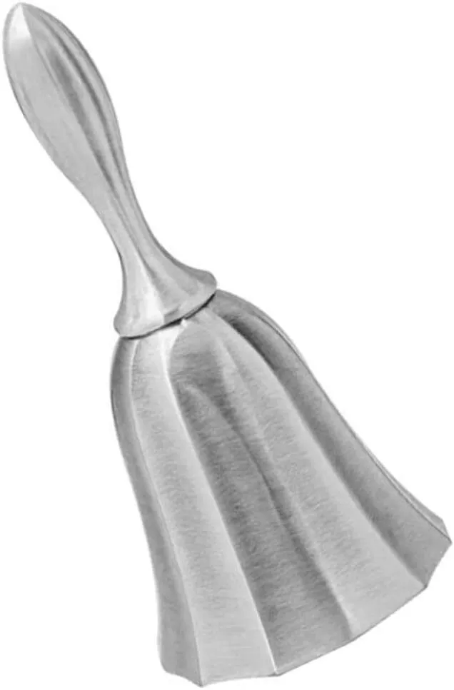 Metal Hand Bell for Restaurant and Bar Service Vintage Zinc Alloy Call