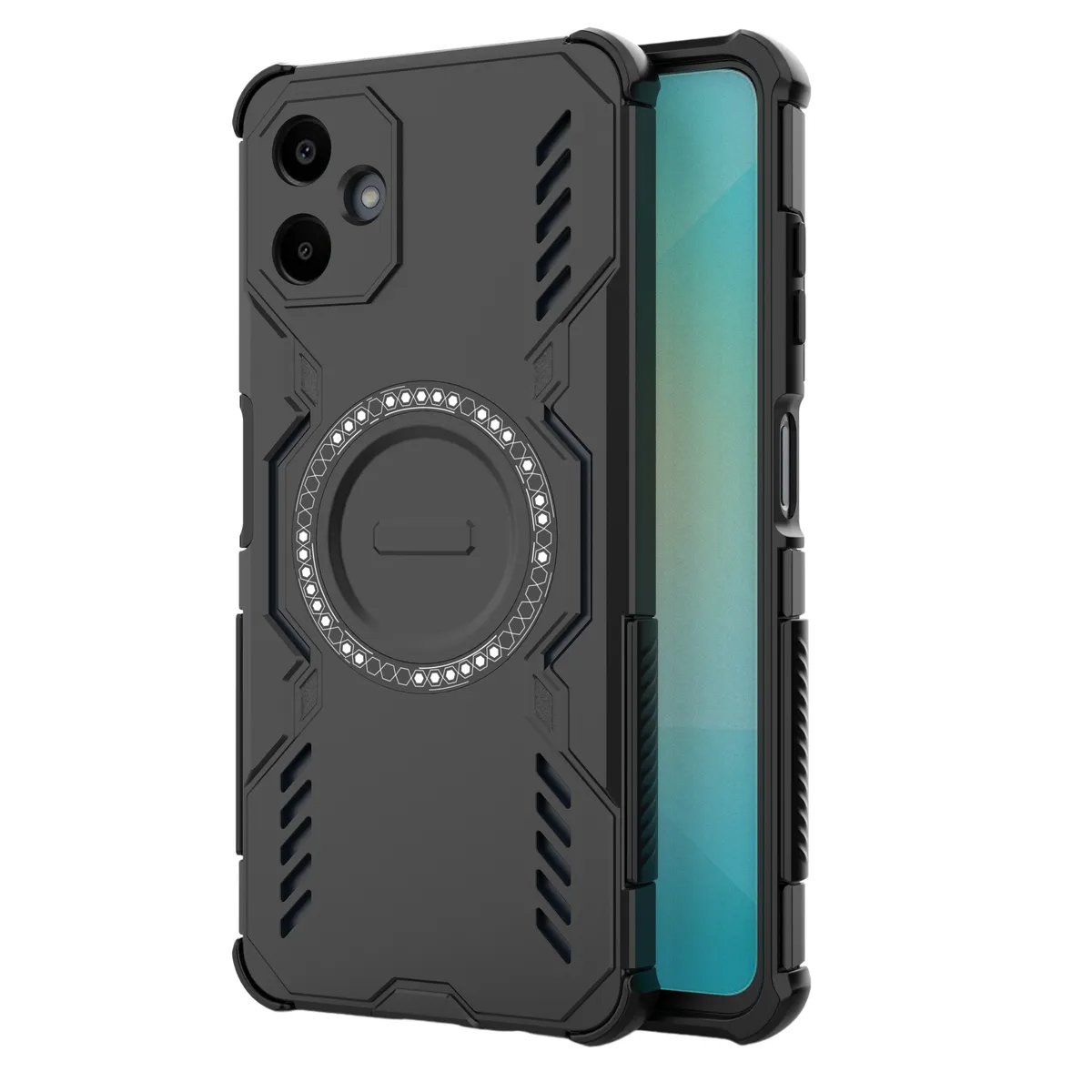 Ultra-Slim Wireless Magnetic Phone Case Compatible With Samsung A06 4G - Black