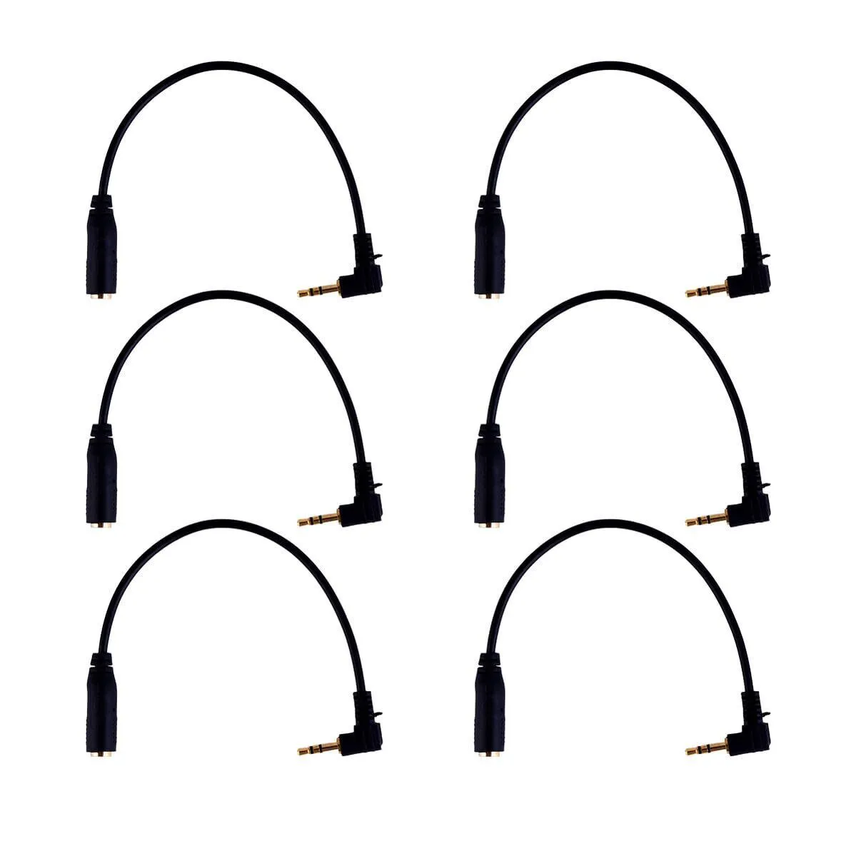 Male to Female Audio Adapter Cables Compatible with CD Players, Speakers,