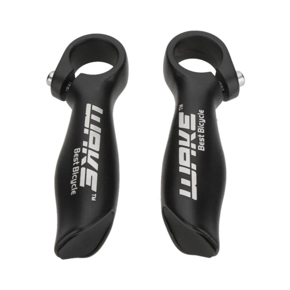 Wake 2 Pieces MTB Handle Bar End Aluminium Alloy Security Grips 22.2mm