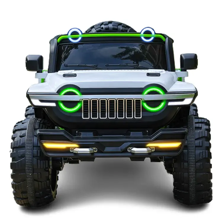 Big Electric Ride-On Jeep for Kids - Durable EVA Tyres, LED Lights & Music