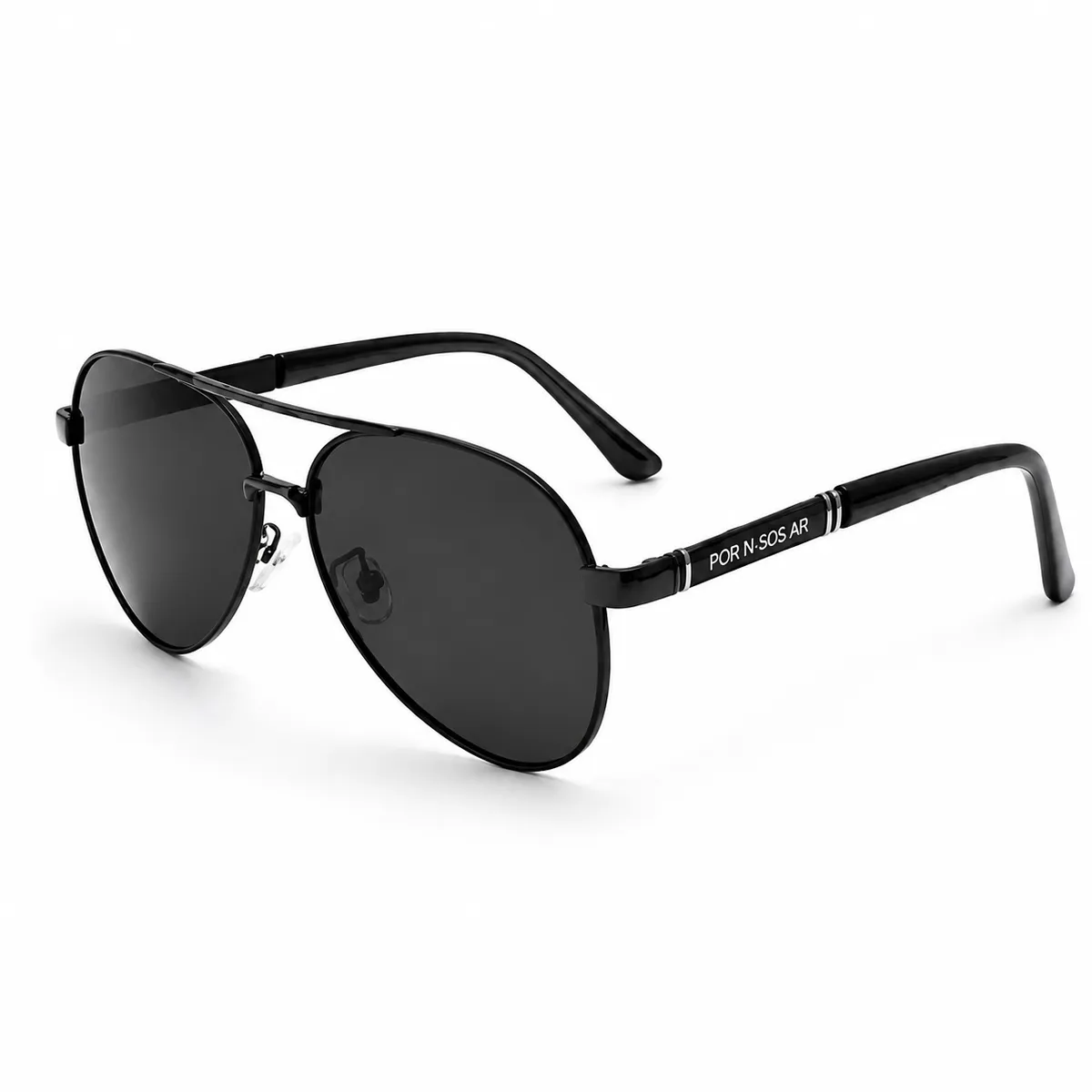 Luxury Aviator Fashion Driving Glasses - Black