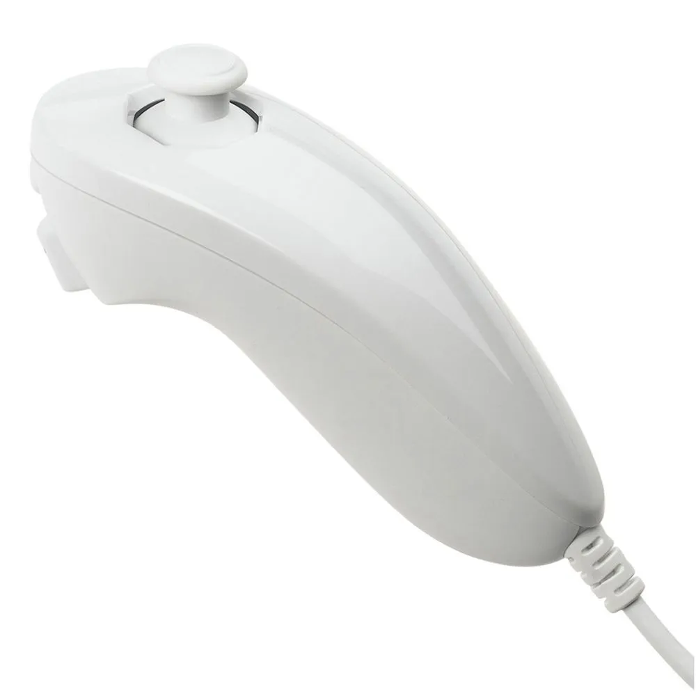 SWEG Nunchuk Controller Compatible with Nintendo Wii & Wii U - White