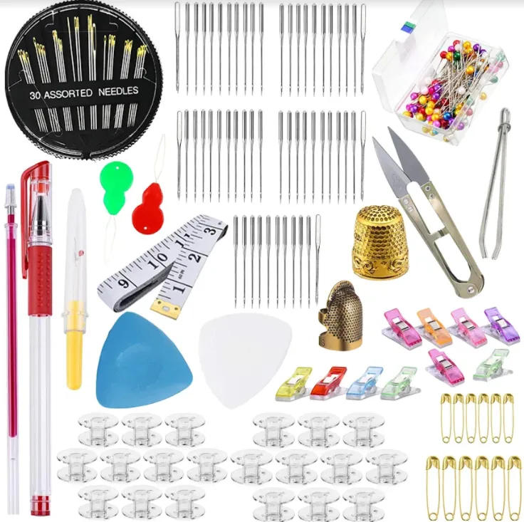 272 Pieces Premium Sewing Kit Accessories & Machine Supplies with Needles
