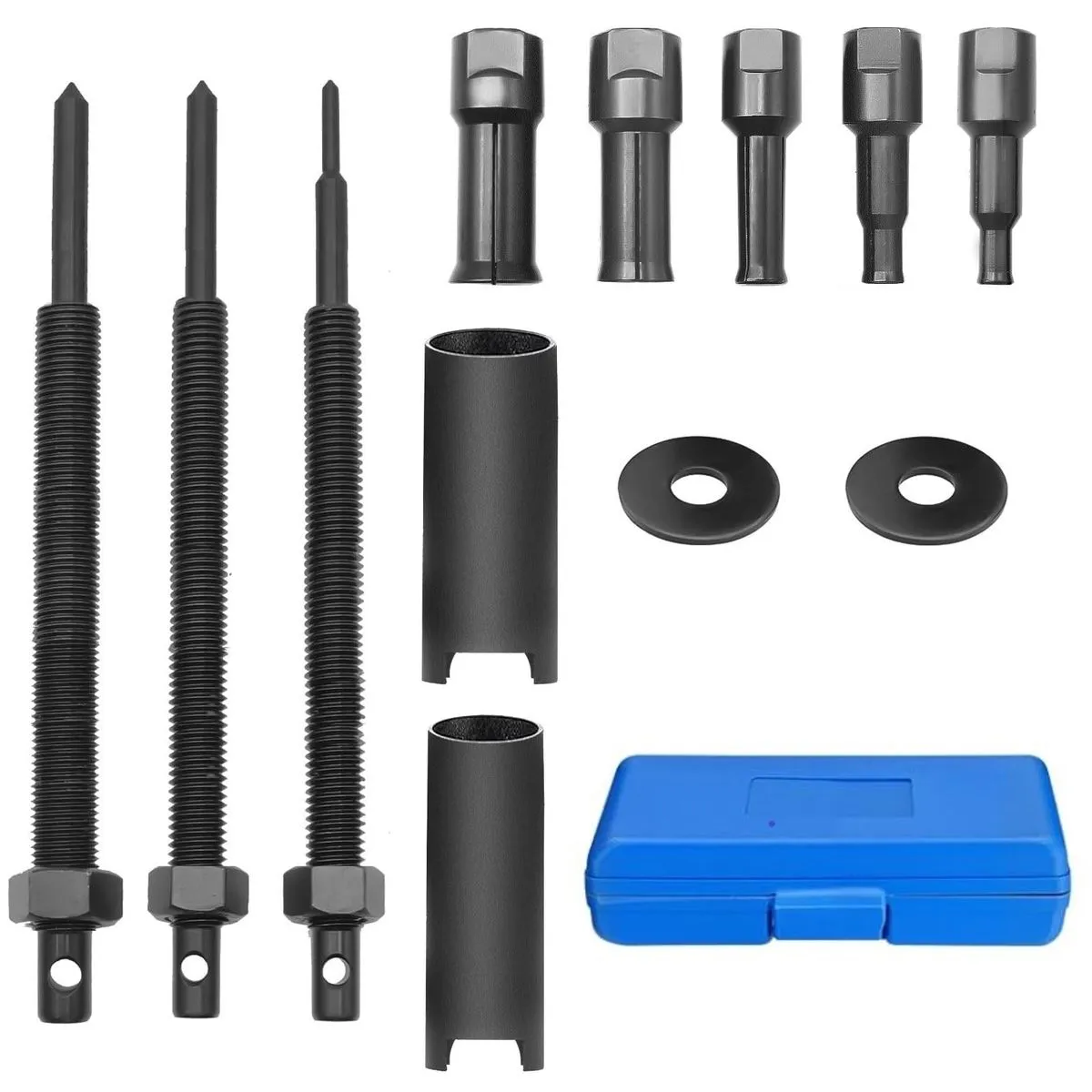 12PCS Motorcycle Inner Bearing Removal Tool 9-23mm Includes Storage Case