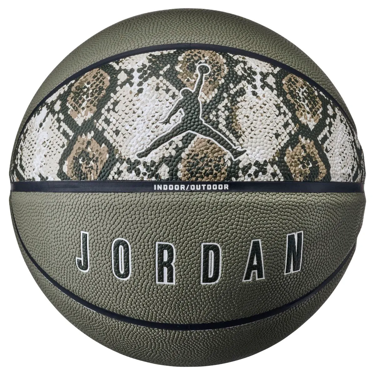 Jordan Ultimate 2.0 Graphic Deflated Medium Basketball Olive /Black/Sail Size 7