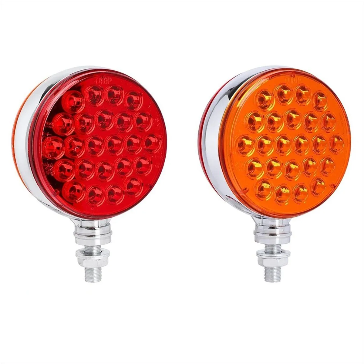 Round Base Fenders Lights Led Double Sided Turn Signal Lights