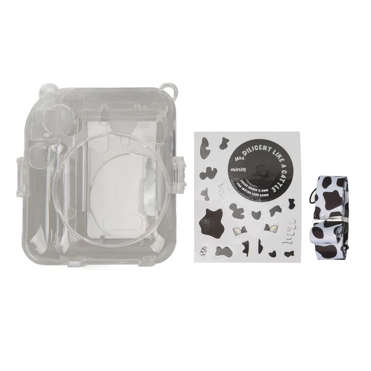 Cow print clear case kit for Mini 12