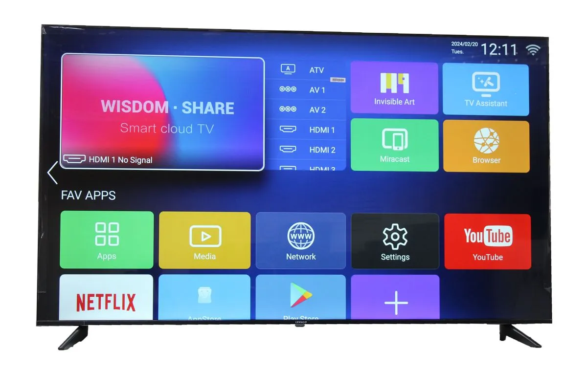 Lexuco 65'' Smart Frameless Tv