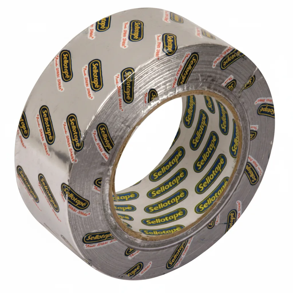 Sellotape Aluminium Foil Tape - 48mm x 50m