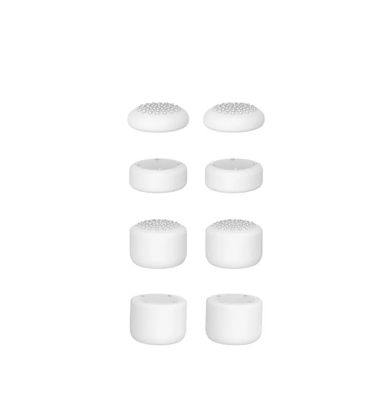 8 Analog Joystick Thumb Caps Compatible With PS5 Controller - White