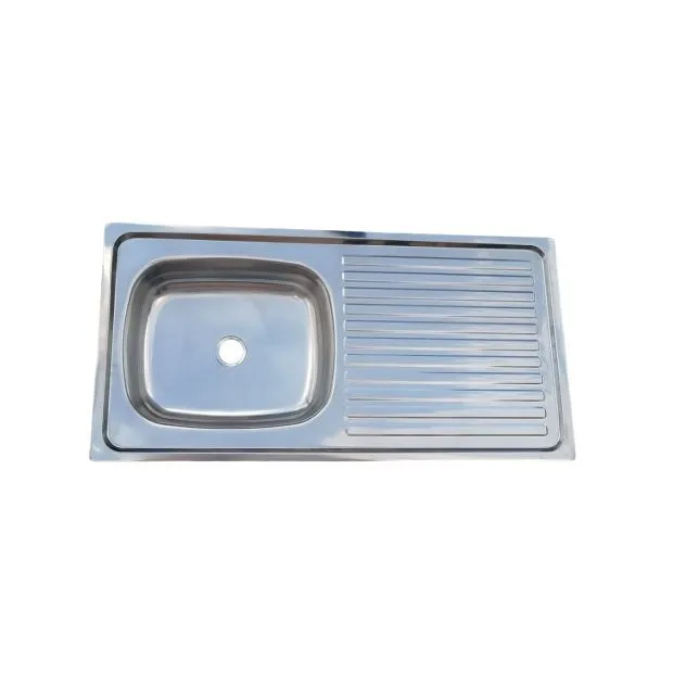 Kitchen Sink 1 Bowl Drop In (100x50cm)