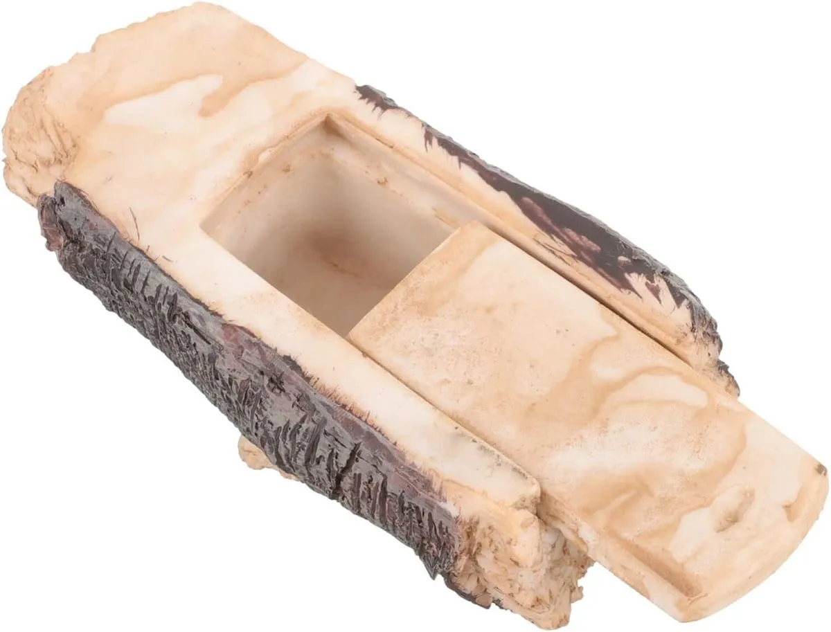 Fake Stump Key Holder Outdoor Key Storage Resin Garden Decor