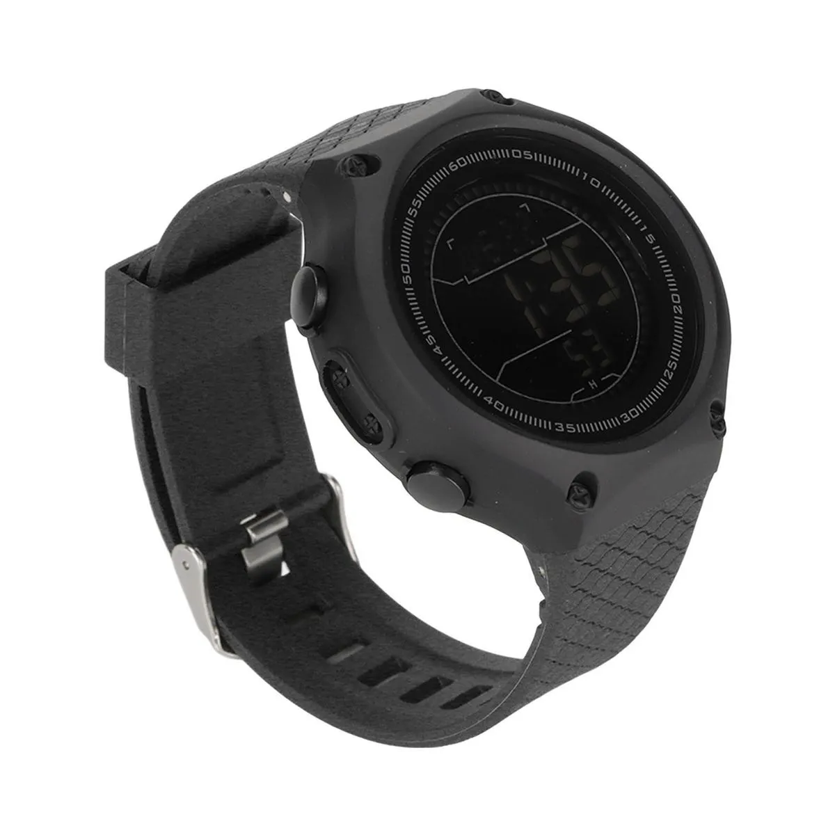 Sports Watch Black LCD Waterproof