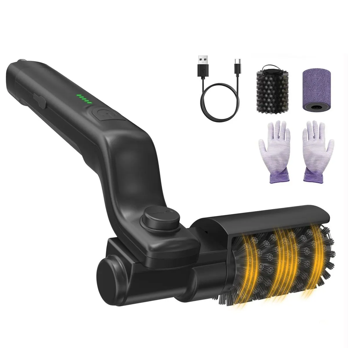 MEBUPOL Electric Grill Brush,400RPM Cordless BBQ Grill Cleaning Brush