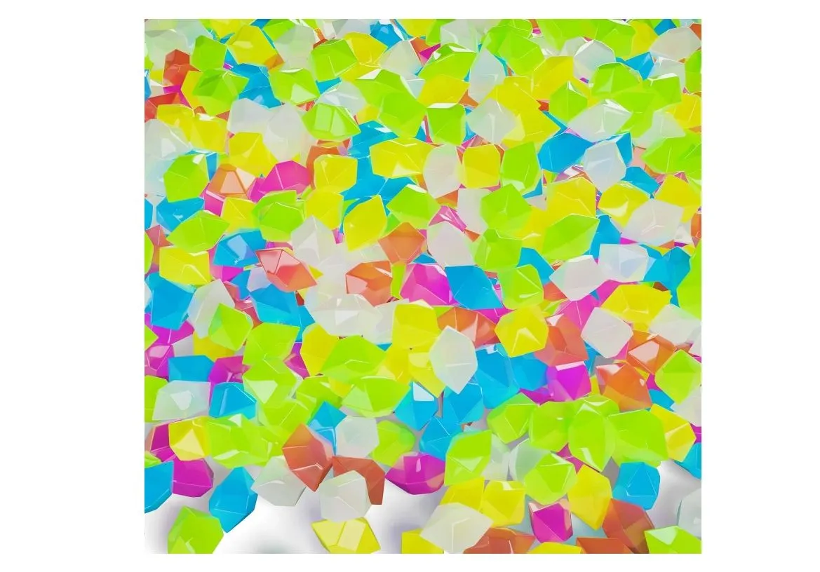 Glow in The Dark Rocks, 500PCS Fairy Garden Decorations Stones, Outdoor
