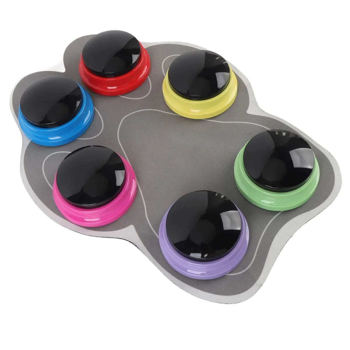 Dog Training Buttons Set for Interactive Pet Communication with Mat
