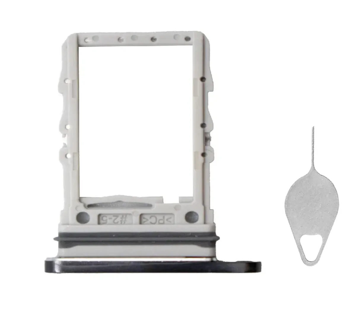 Replacement Sim Tray Compatible with Samsung Z Flip 5 with Sim Ejector, Model: SM-F731 - Grey