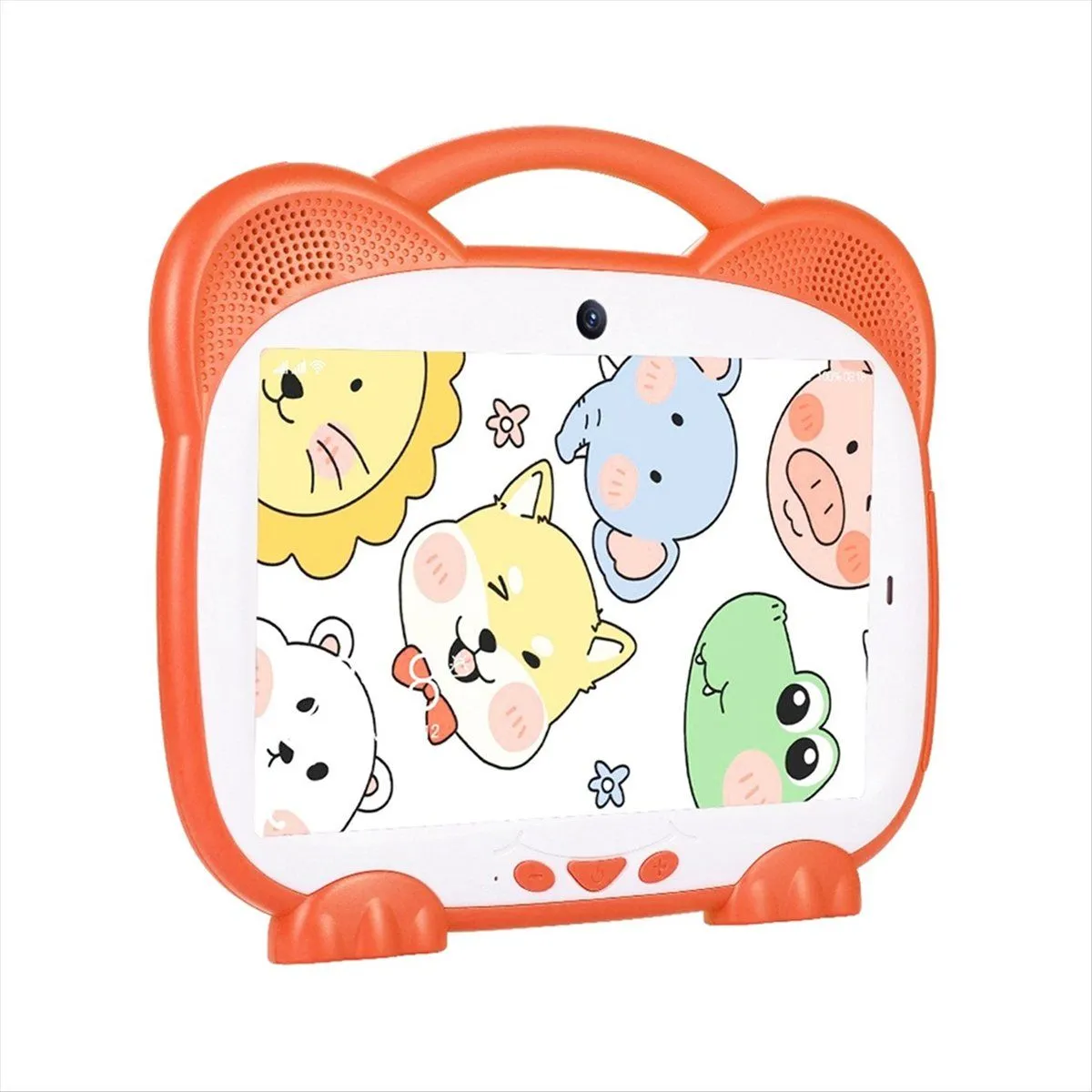 7 Inch Kids Tablet for Study Education Kids Gift Kids Software Orange