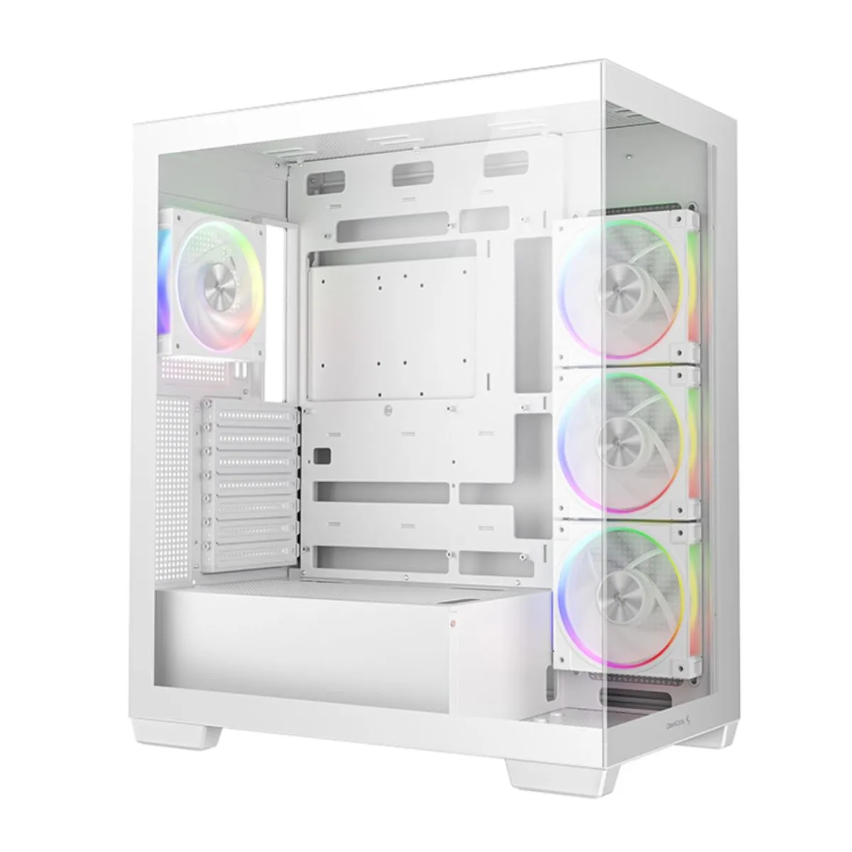 DeepCool CG580 4F V2 ARGB ATX Gaming Chassis - White